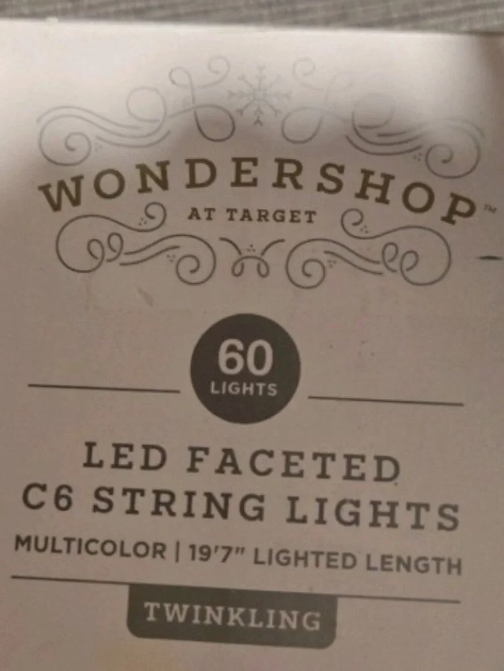 New Wondershop 60ct LED C6 String Lights Red Holiday TARGET